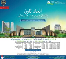 Etihad Town.10/12/18 Marla 1 Kanal Residential & 4/8 Marla commercial Plots