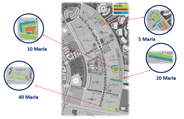 5 Marla Luxury Villas on Installments in Capital Smart City Islamabad