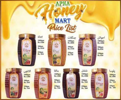 100% Pure Organic Honey.Delivered To your Doorstep All Pakistan