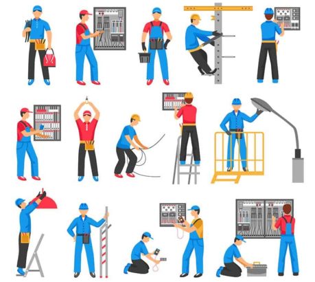 Electric Works In New Buildings/ Homes/ Plazas/ Shopping Center