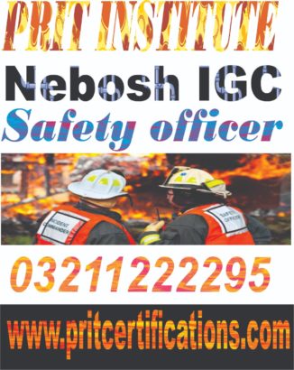 New Nebosh Ig Uk Course in islamabad