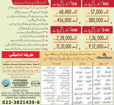 Gulistan E Sarmast Hyderabad Phase 4.Plots Booking Start