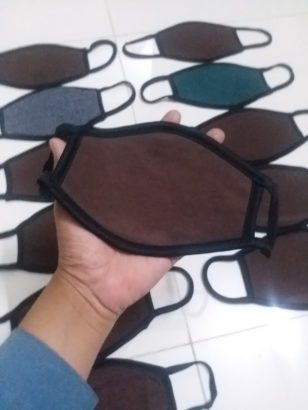 Face Mask Packet of 12 pieces washable reusable 2 ply mask