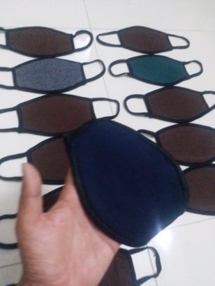 Face Mask Packet of 12 pieces washable reusable 2 ply mask