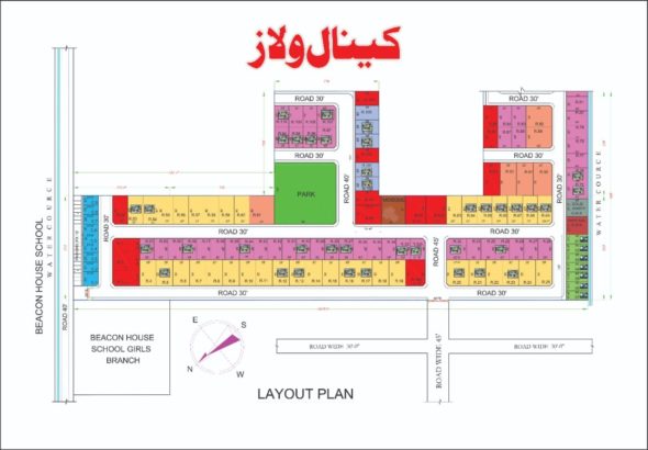 3.5/5/7 & 10 Marla Plots & Houses.Canal Villas Faisalabad