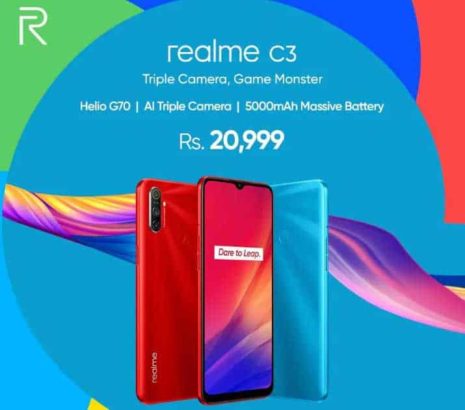 Realme C2 1 Year Warranty Box Packed
