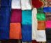 Stitched cotton trouses