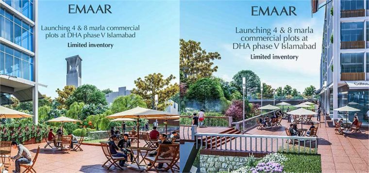 EMAAR.4/8 Marla Commercial Plots.DHA Islamabad Phase 5