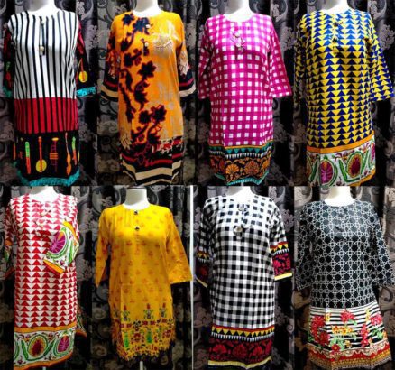 Fresh Stock.Stitched lawn kurtis
