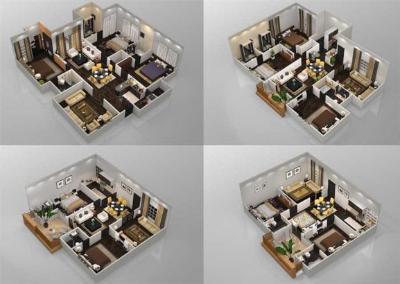 Roomi Residency.2 & 3 Bedrooms High Class Apartments
