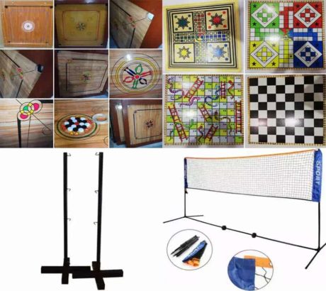 Sports Accessories.TT Tables |Badminton |Carrom Boards