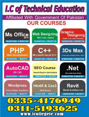 Diploma in Information Technology DIT Course in Peshawar Mardan