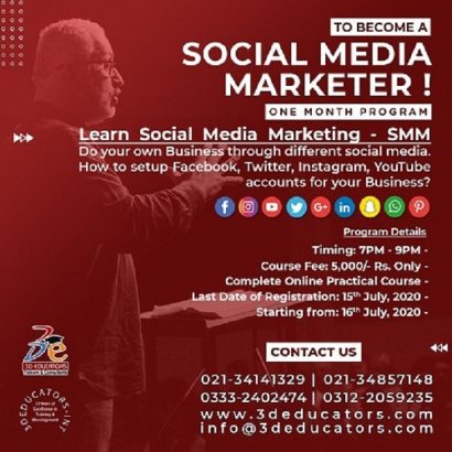 To Become A Social Media Marketer – 3D Educators
