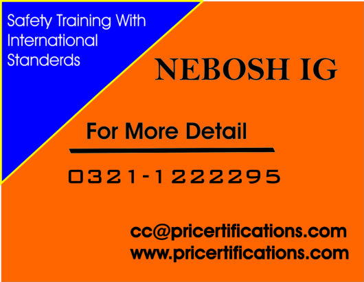 nebosh course in lahore