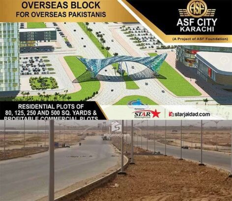 ASF City Karachi Overseas Block.The City Of Future