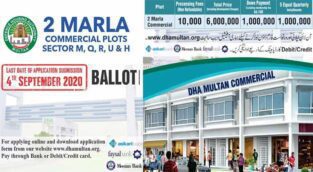 DHA Multan.2 Marla Commercial Plots