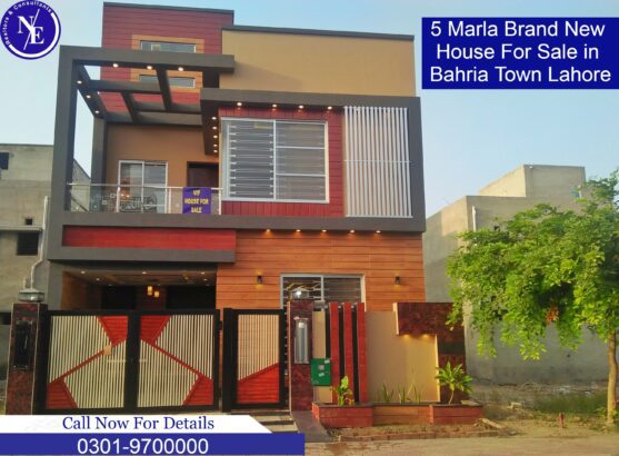 5 Marla Brand New Luxury House For Sale in Bahria Town Lahore