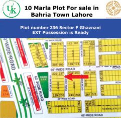 10 Marla Plot for sale in Bahria town Lahore