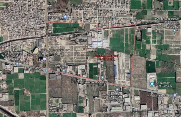 3.5 Marla Plot For Sale in Dream Avenue Lahore