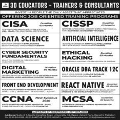 Offering Job Oriented Training Program – 3D Educators