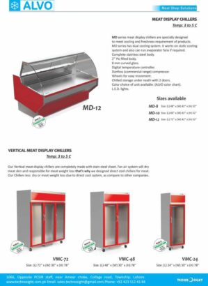 ALVO Meat Mince Machine, Meat Shops in Pakistan, Meat Display Chiller