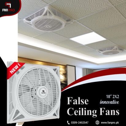 FAN PRO Top Quality Energy Saving 18″ 2×2 False Ceiling Fan