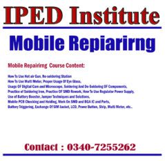 Mobile Hardware Repairing Course in Islamabad, Rawalpindi, Pakistan.
