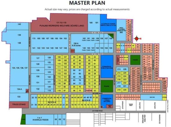 Commercial Plots For Sale.Multan Industrial Estate (MIE)