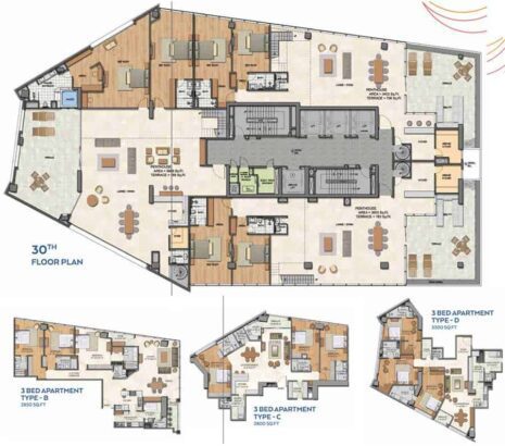 Hoshang Pearl Tower Karachi.Five Star Apartments & Duplex Penthouses