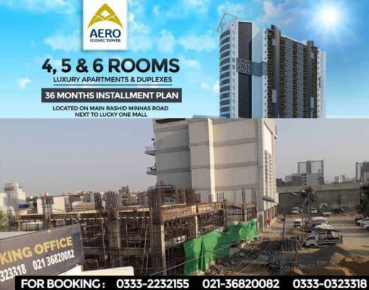 Aero Iconic Tower.3/4/5/6 Rooms Apartments on Prime Location