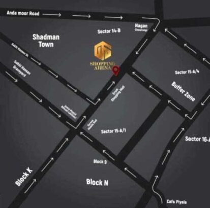 GFS Shopping Arena Karachi.Ready Shops in the heart of Karachi