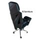 IMPORTED FOOTREST CHAIR R-817