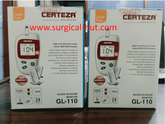 Certeza GL 110 Blood Glucose Monitor Strips – Glucometer Strips
