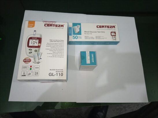 Certeza GL 110 Blood Glucose Monitor Strips – Glucometer Strips