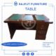 Top leather cushioned executive table