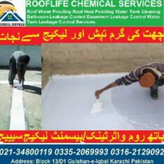 Roof waterproofing heat proofing