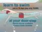 learn swimming at your door step for your school kids and teens