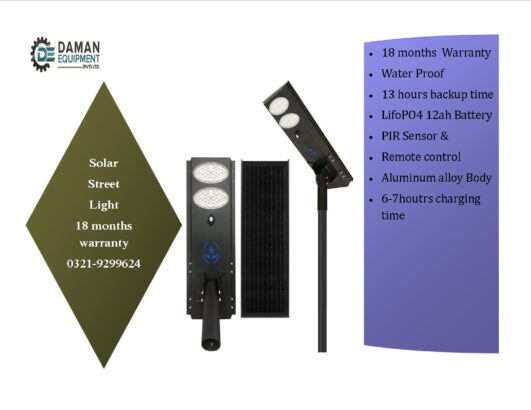 Solar Led Street Light 40w with 18 months warranty delivery all pak