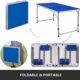 Folding Picnic Table With 4 Benches
