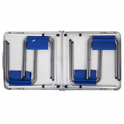 Folding Picnic Table With 4 Benches