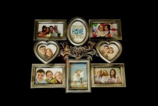Silver family Photo frame