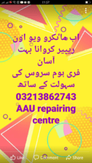 Repairing microwave oven