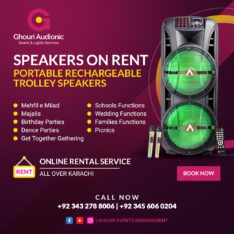 Indoor Outdoor Events.Speakers On For Rent