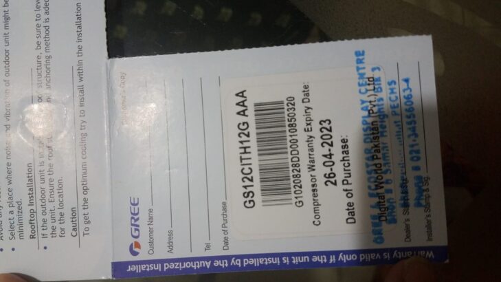 Gree Ac 1ton