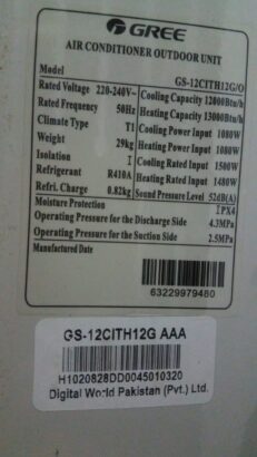 Gree Ac 1ton