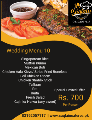 Saqlain’s Caterer & Event Management service provider