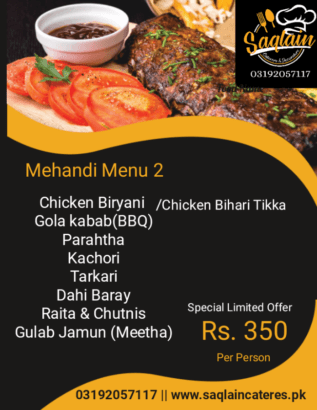 Saqlain’s Caterer & Event Management service provider