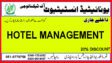 Hotel Management course in Islamabad, Rawalpindi