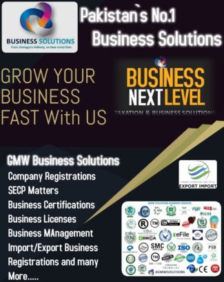 Company Registration, PSW, Chamber Certificate and Other Business Services