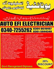 Auto Electrician course In Rawalpindi Islamabad Lahore Sargodha